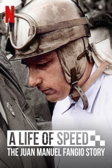 L'affiche originale du film A Life of Speed: The Juan Manuel Fangio Story en espagnol