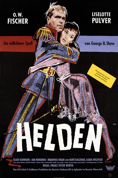 L'affiche originale du film Helden en allemand