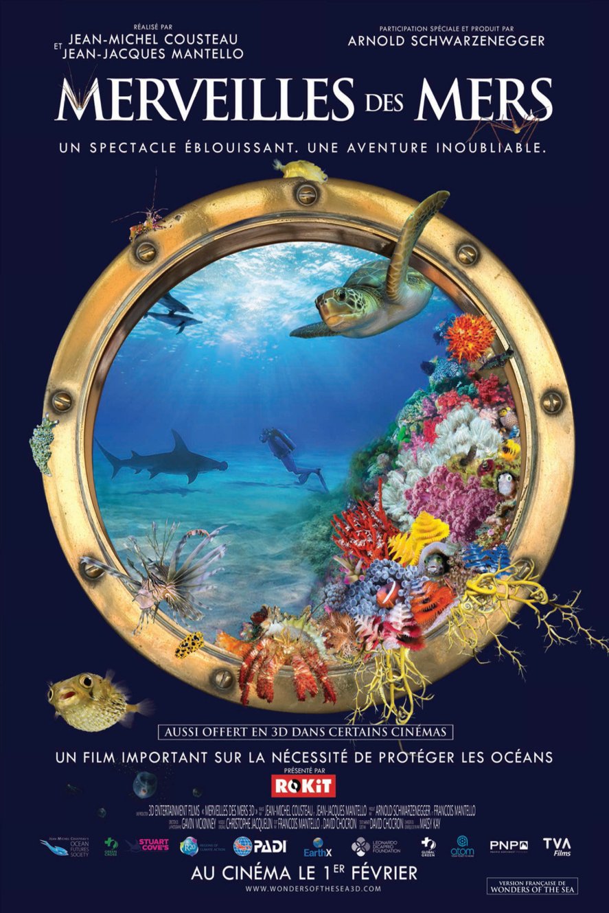 L'affiche du film Merveilles des mers