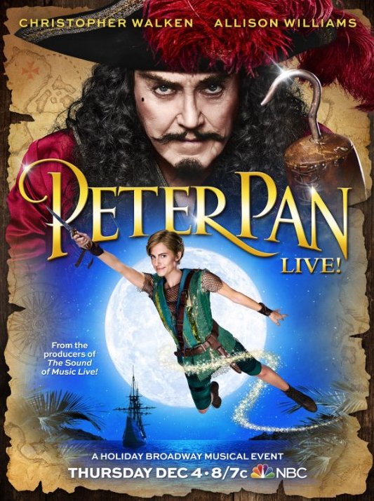 L'affiche du film Peter Pan Live!