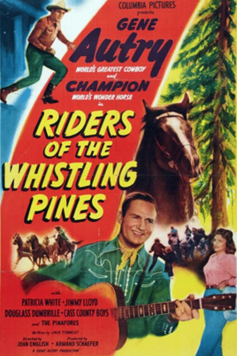 L'affiche du film Riders of the Whistling Pines