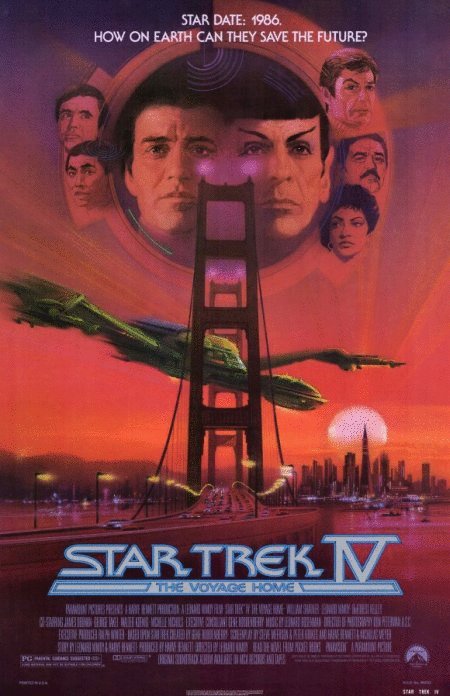 L'affiche du film Star Trek IV: The Voyage Home