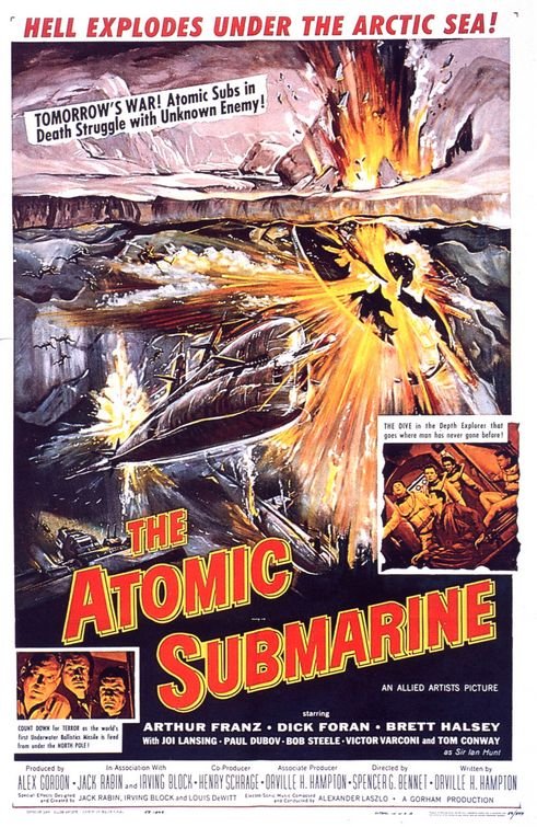 L'affiche du film The Atomic Submarine