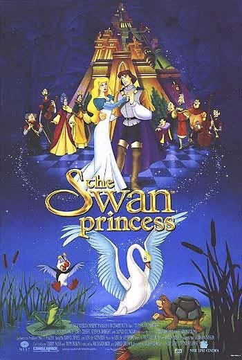 L'affiche du film The Swan Princess