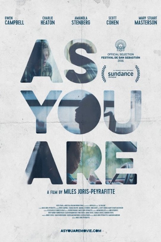 L'affiche du film As You Are