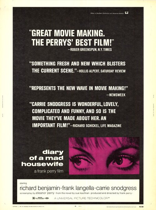 Poster of the movie Diary of a Mad Housewife