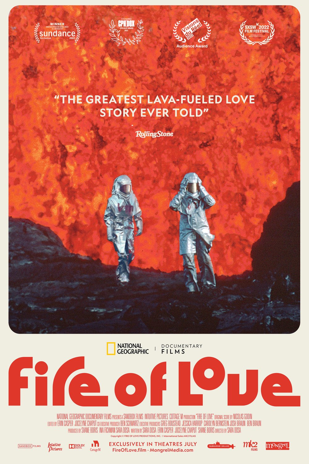 L'affiche du film Fire of Love