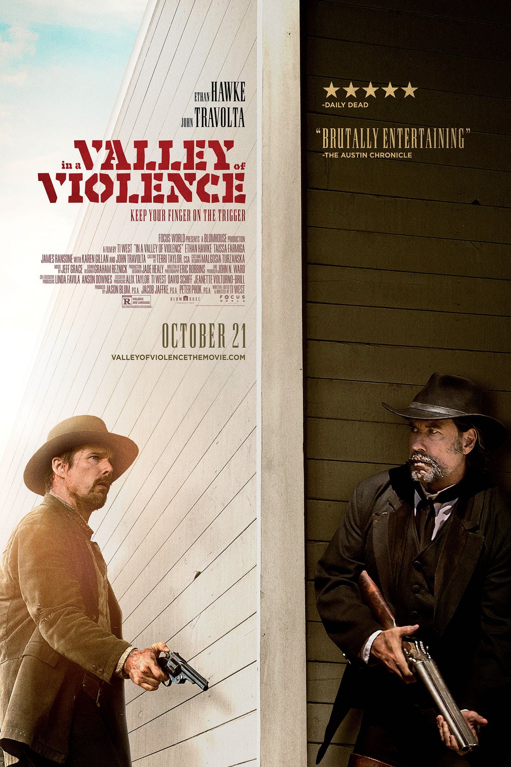 L'affiche du film In a Valley of Violence