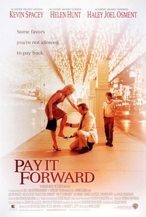 L'affiche du film Pay It Forward