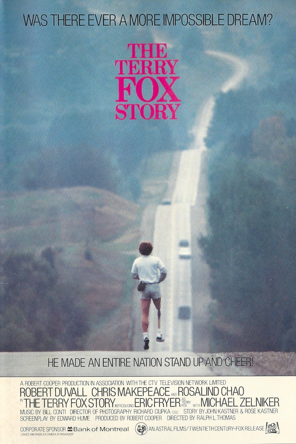 L'affiche du film The Terry Fox Story