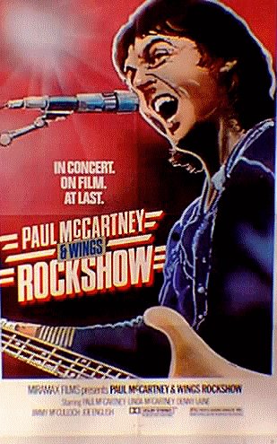L'affiche du film Paul McCartney & Wings: Rockshow