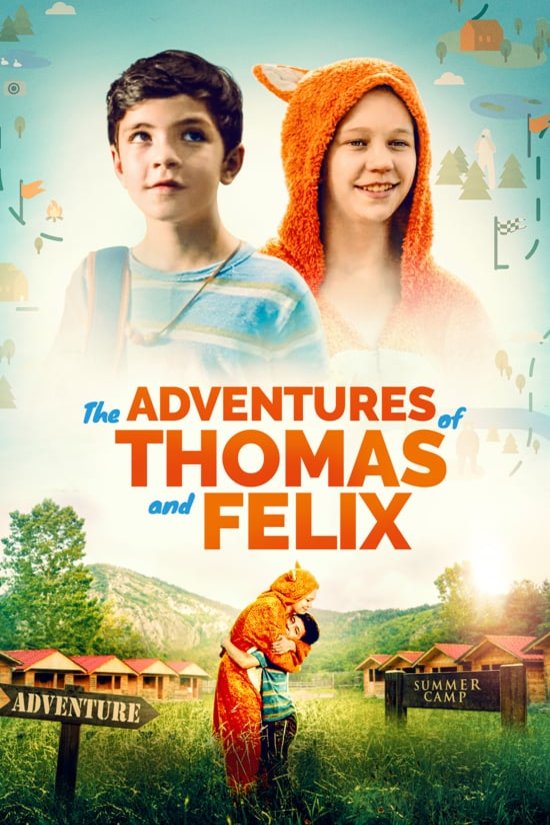 L'affiche originale du film The Adventures of Thomas and Felix en anglais
