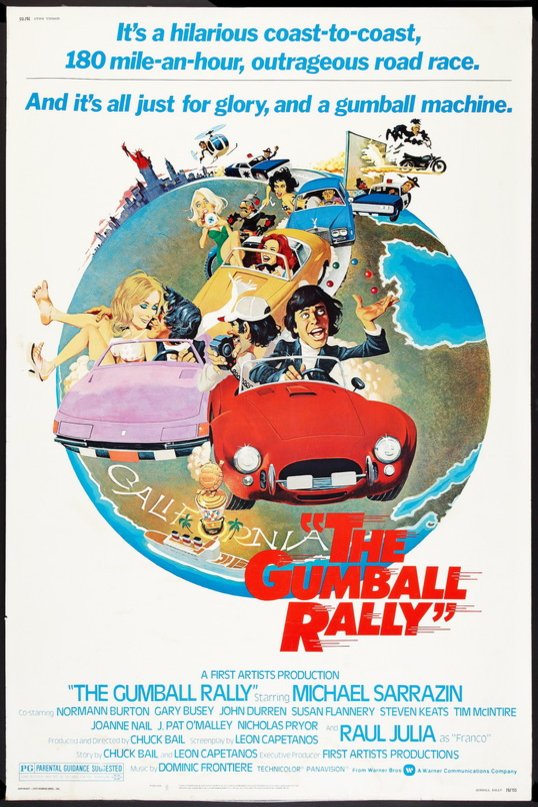 L'affiche du film The Gumball Rally