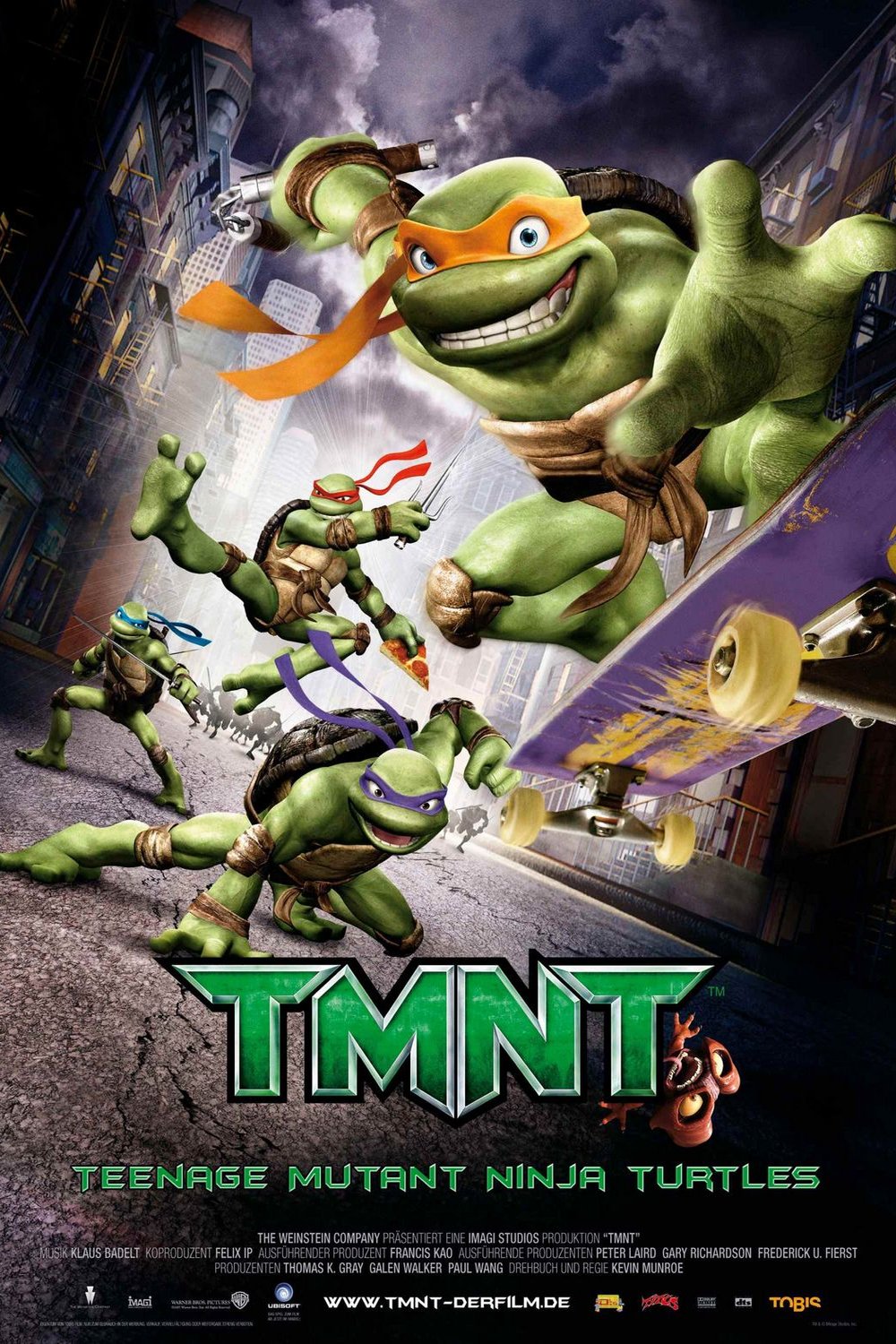 L'affiche du film TMNT: Tortues Ninja