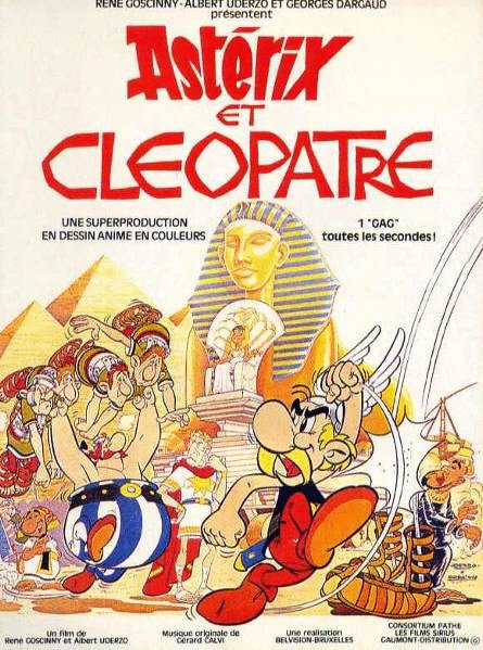 L'affiche du film Astérix et Cléopâtre