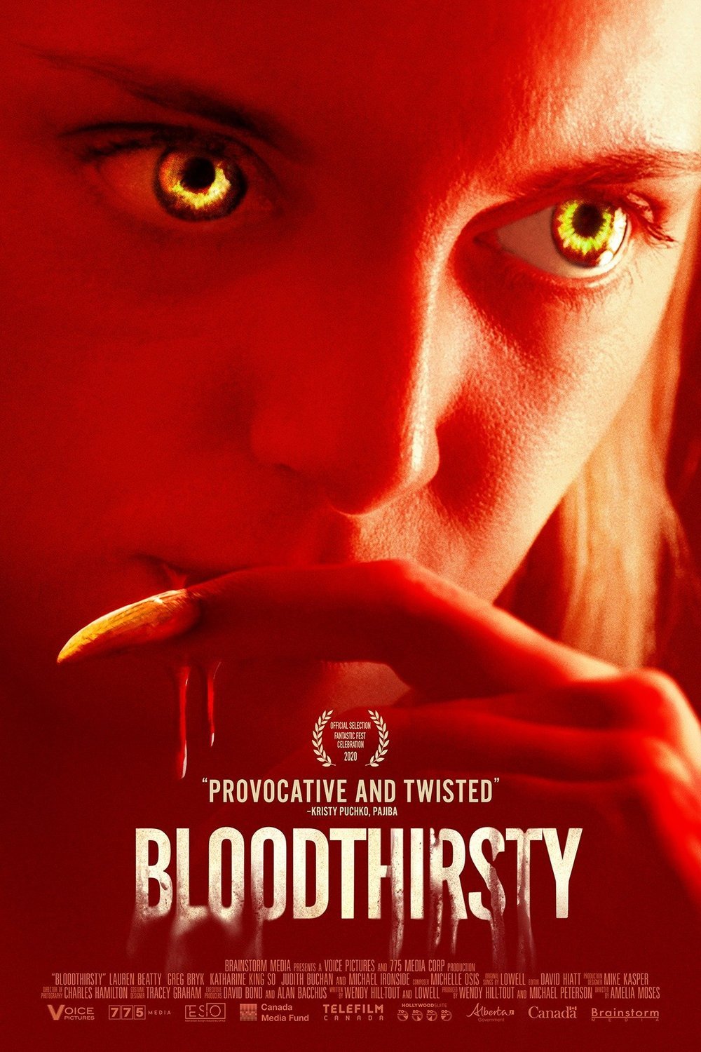 L'affiche du film Bloodthirsty
