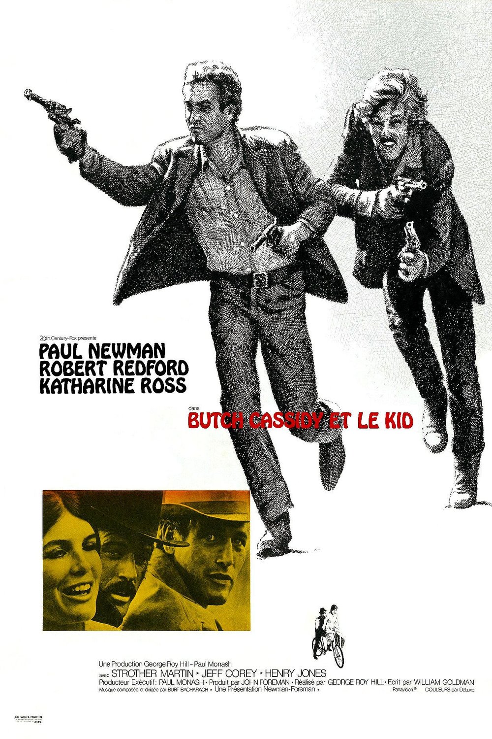 L'affiche du film Butch Cassidy et le Kid
