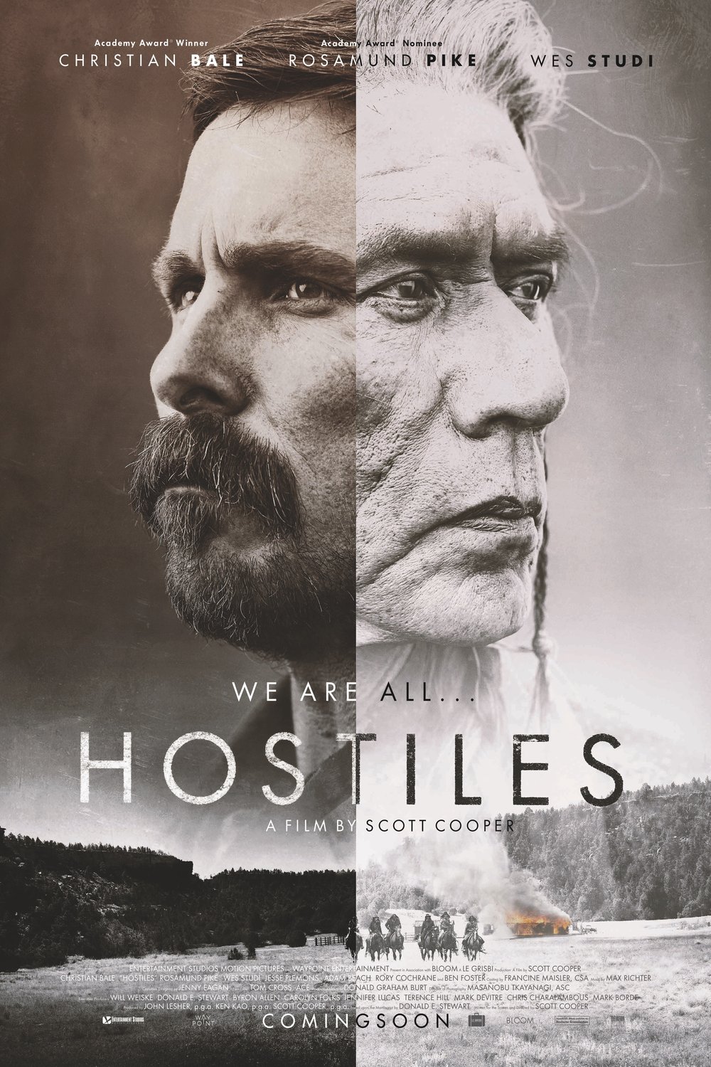 L'affiche du film Hostiles