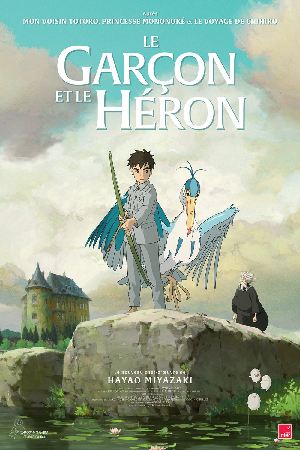 L'affiche du film Le garçon et le héron