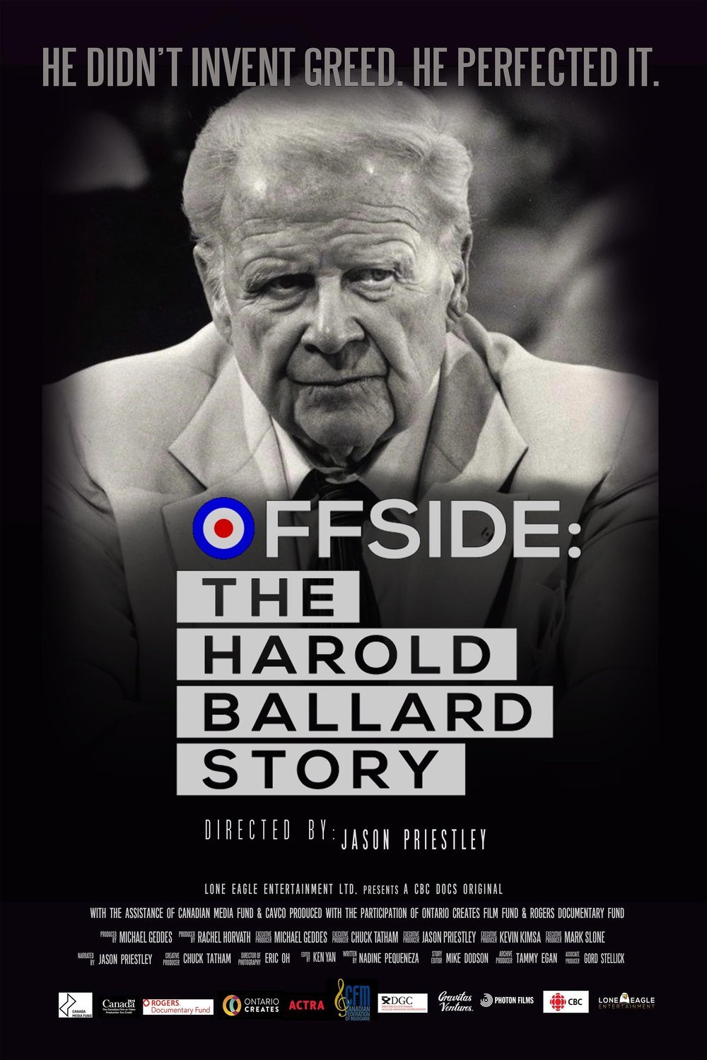 L'affiche du film OFFSIDE: The Harold Ballard Story