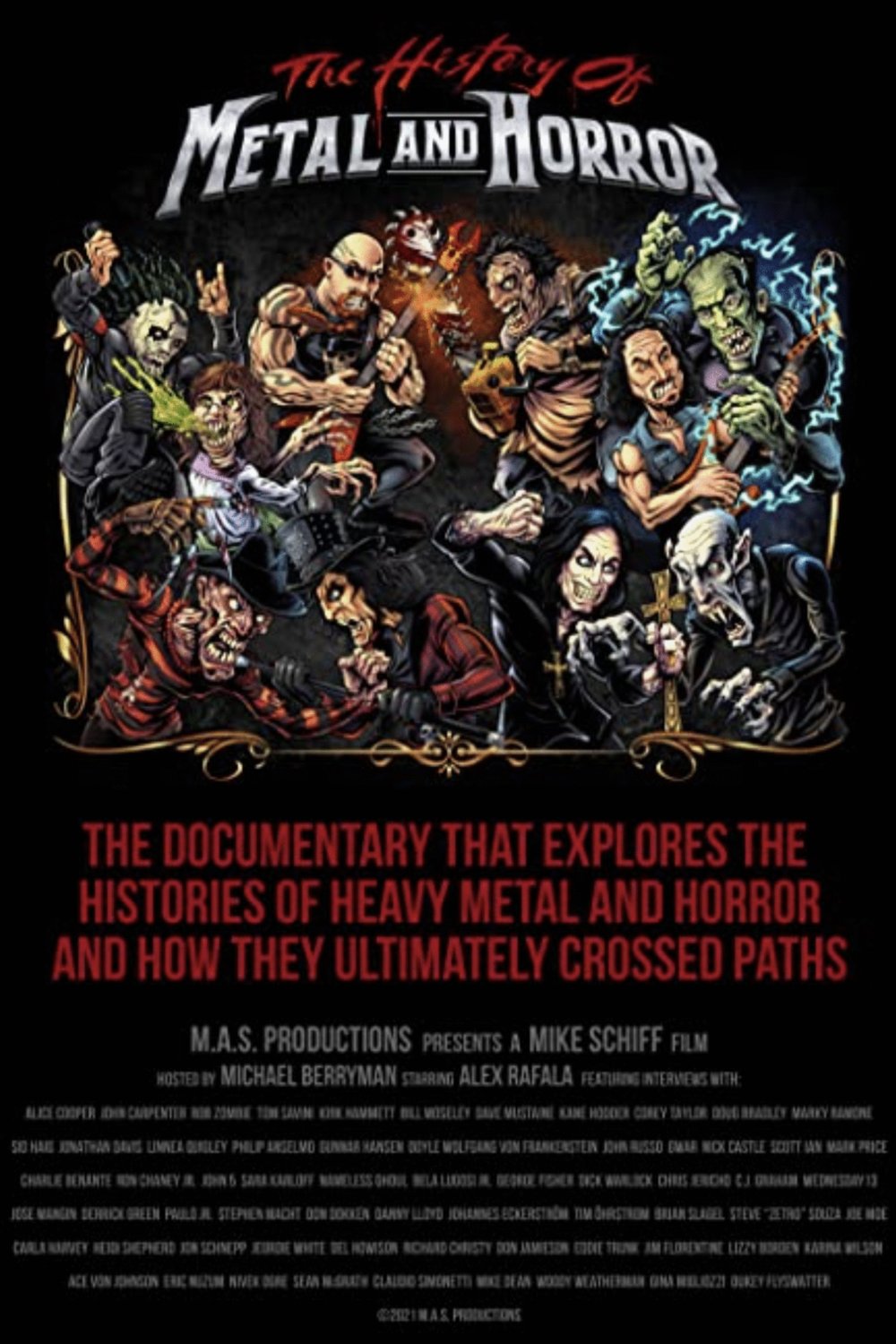 L'affiche du film The History of Metal and Horror