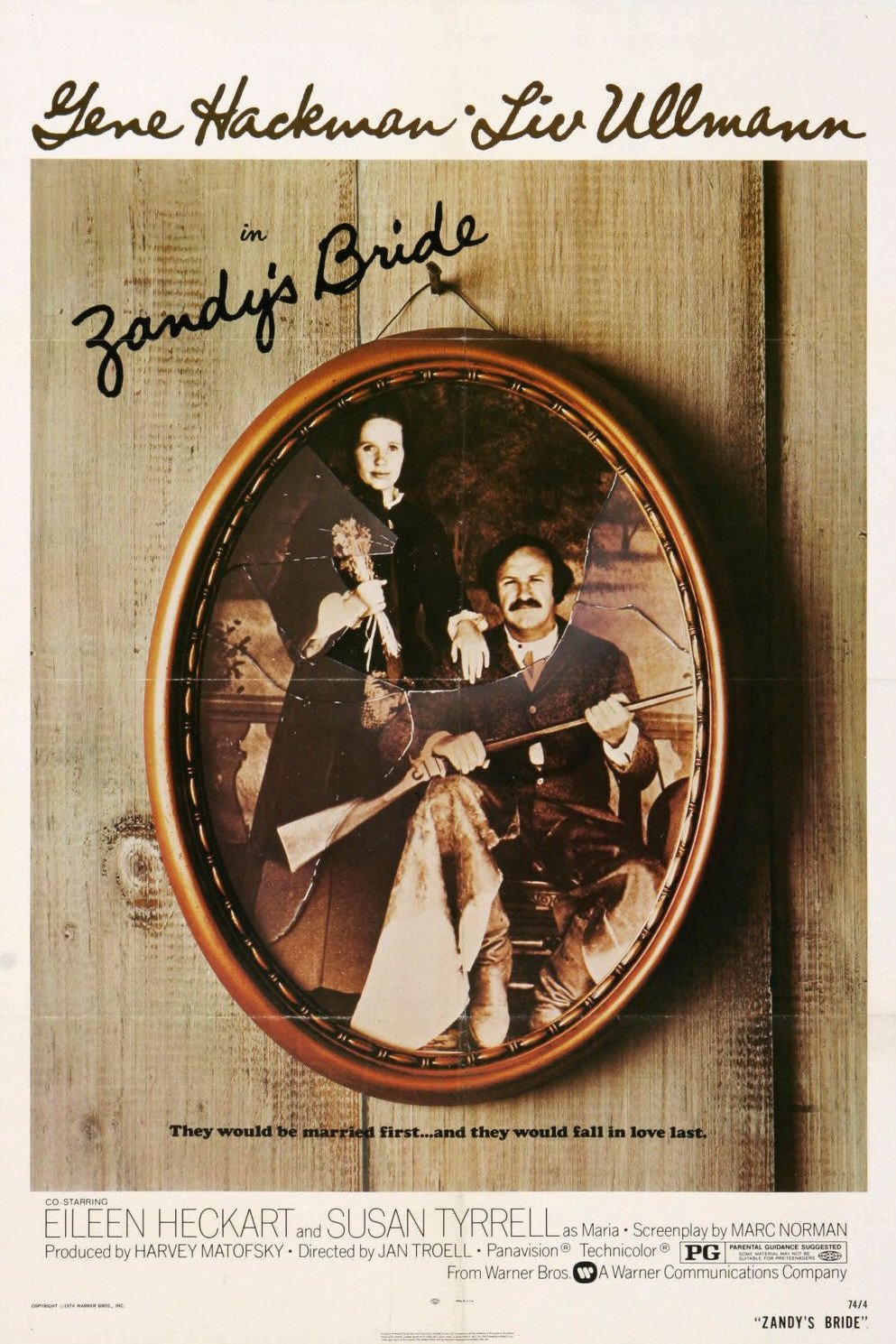 L'affiche du film Zandy's Bride