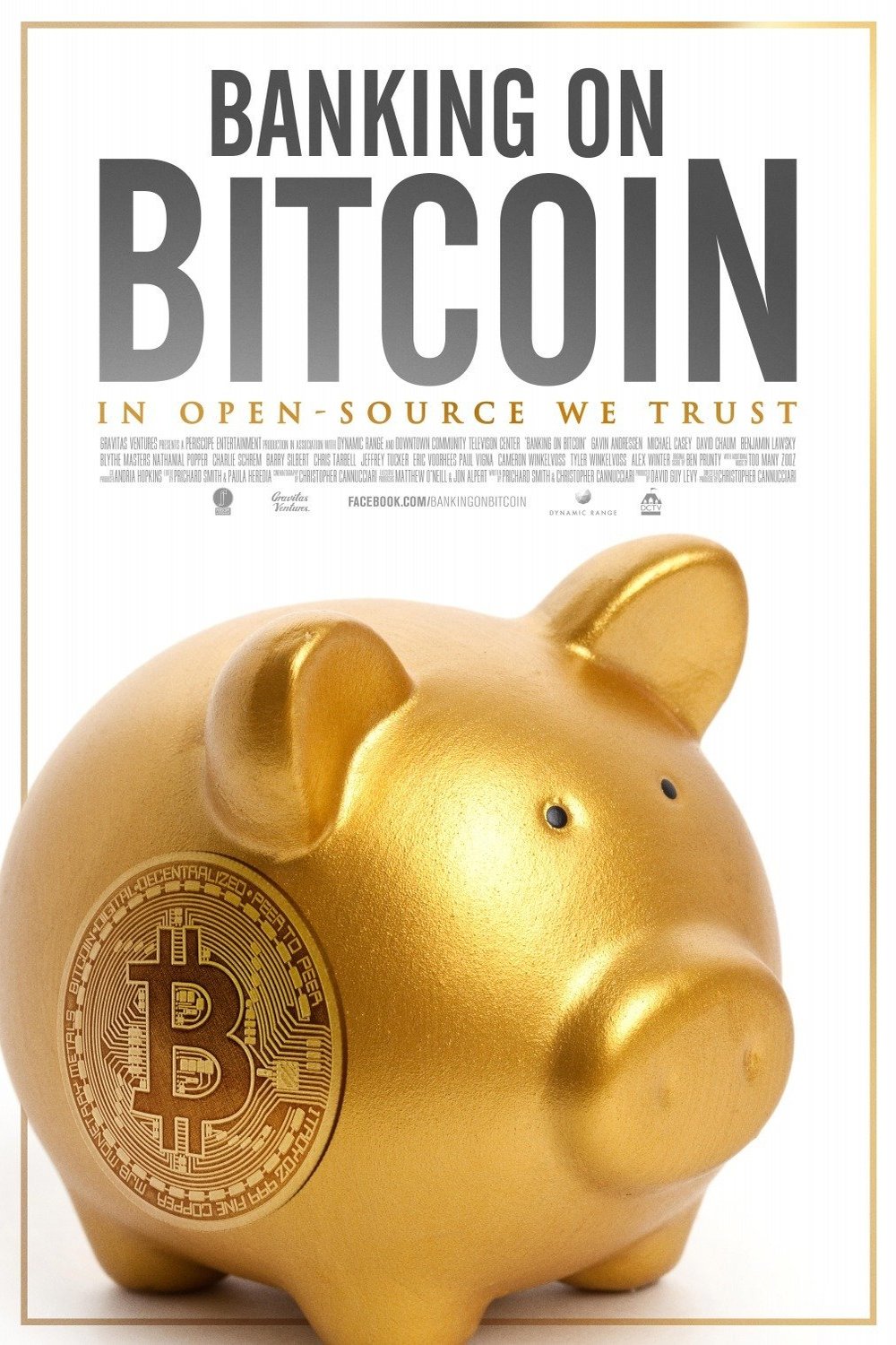 L'affiche du film Banking on Bitcoin