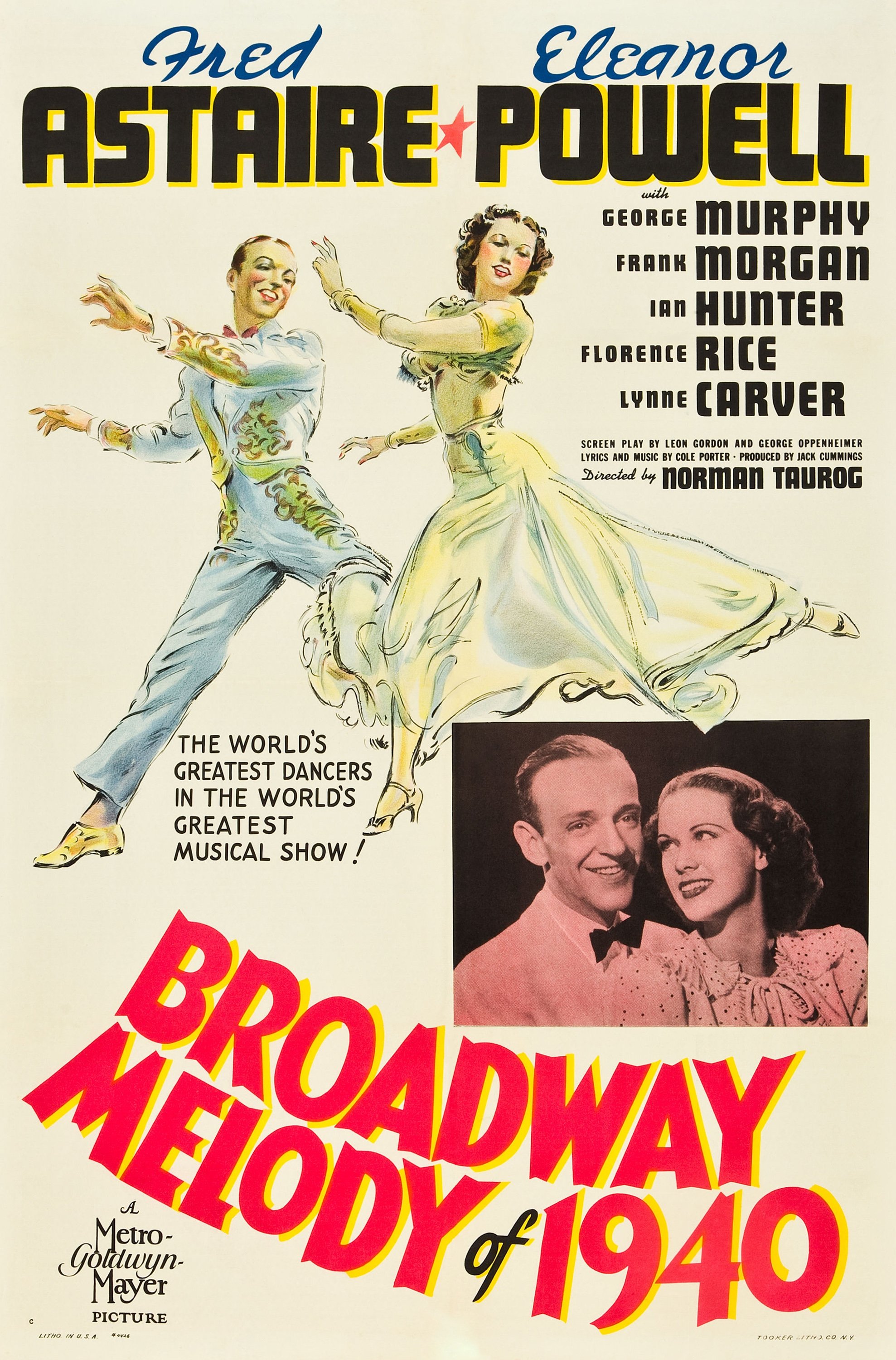 L'affiche du film Broadway Melody of 1940