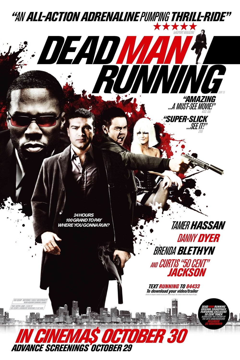 L'affiche du film Dead Man Running