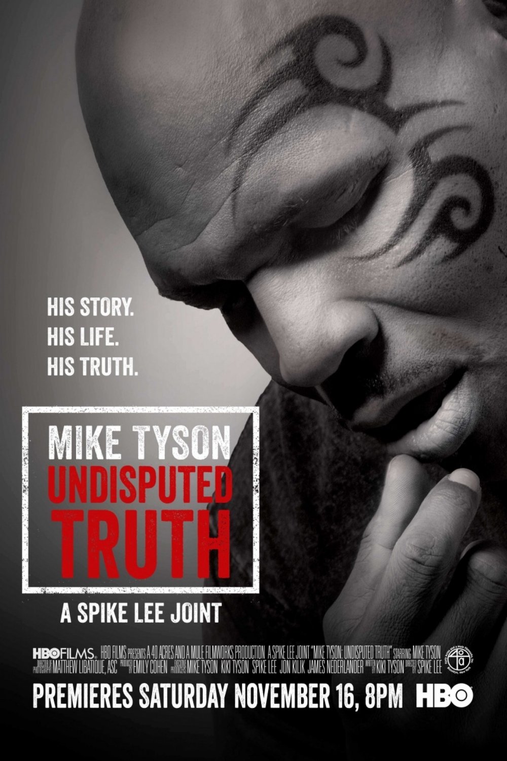 L'affiche du film Mike Tyson: Undisputed Truth
