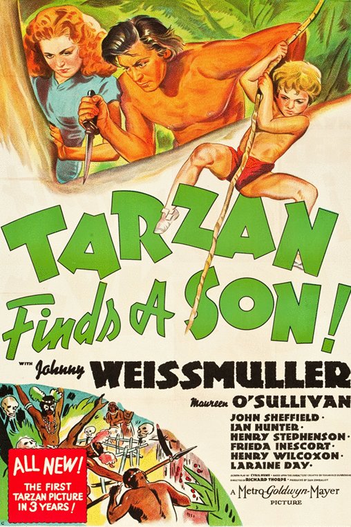 L'affiche du film Tarzan Finds a Son!