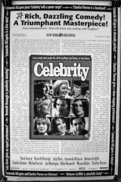 L'affiche du film Celebrity