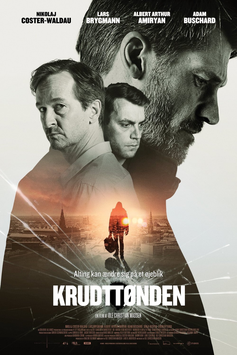 L'affiche originale du film Krudttønden en danois