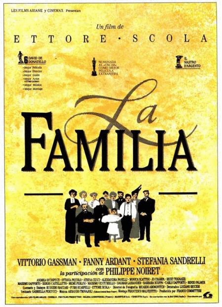 L'affiche originale du film La Famille en italien