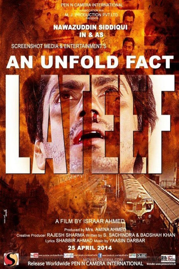L'affiche originale du film Lateef en Hindi