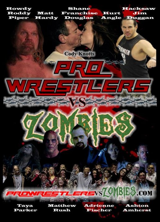 L'affiche du film Pro Wrestlers vs Zombies