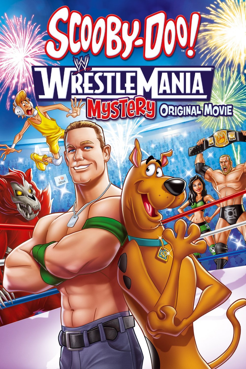 L'affiche du film Scooby-Doo! WrestleMania Mystery