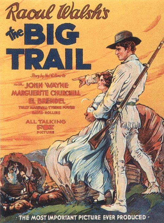 L'affiche du film The Big Trail