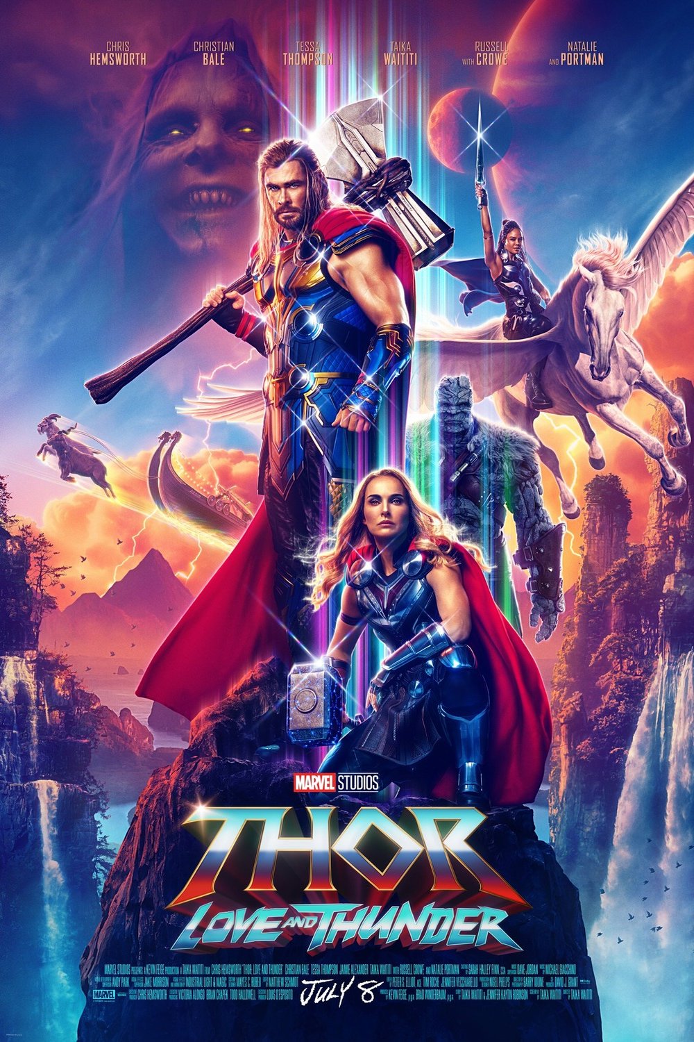 L'affiche du film Thor: Love and Thunder