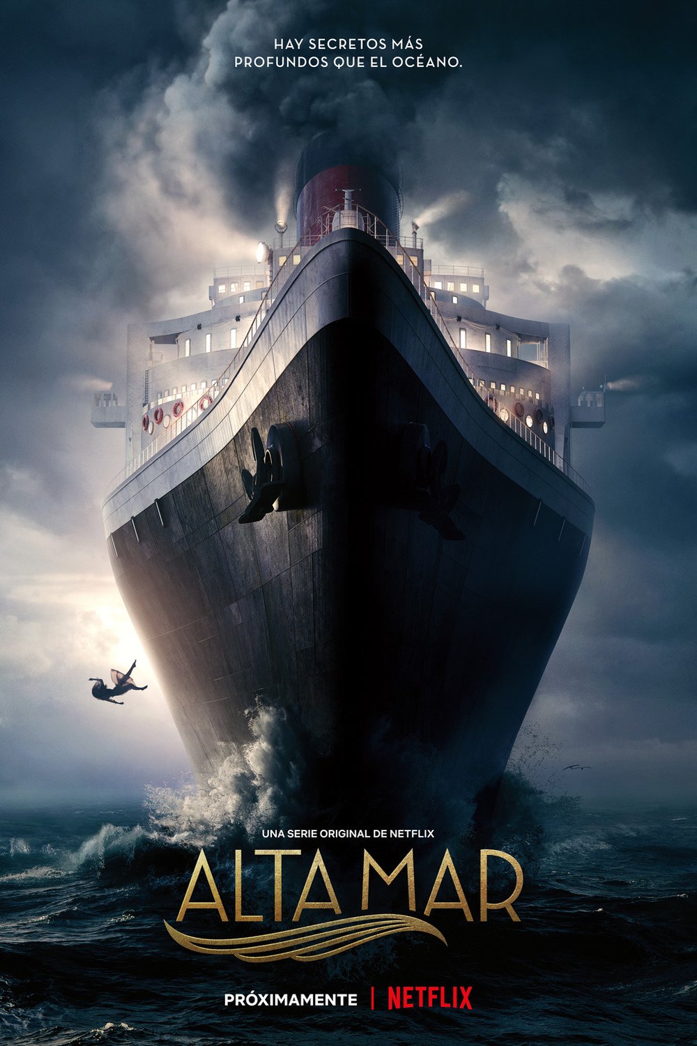 L'affiche originale du film Haute mer en espagnol