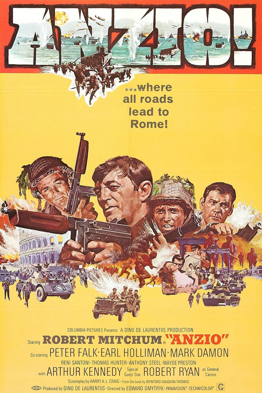 L'affiche du film La bataille pour Anzio