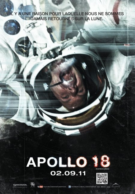 L'affiche du film Apollo 18 v.f.