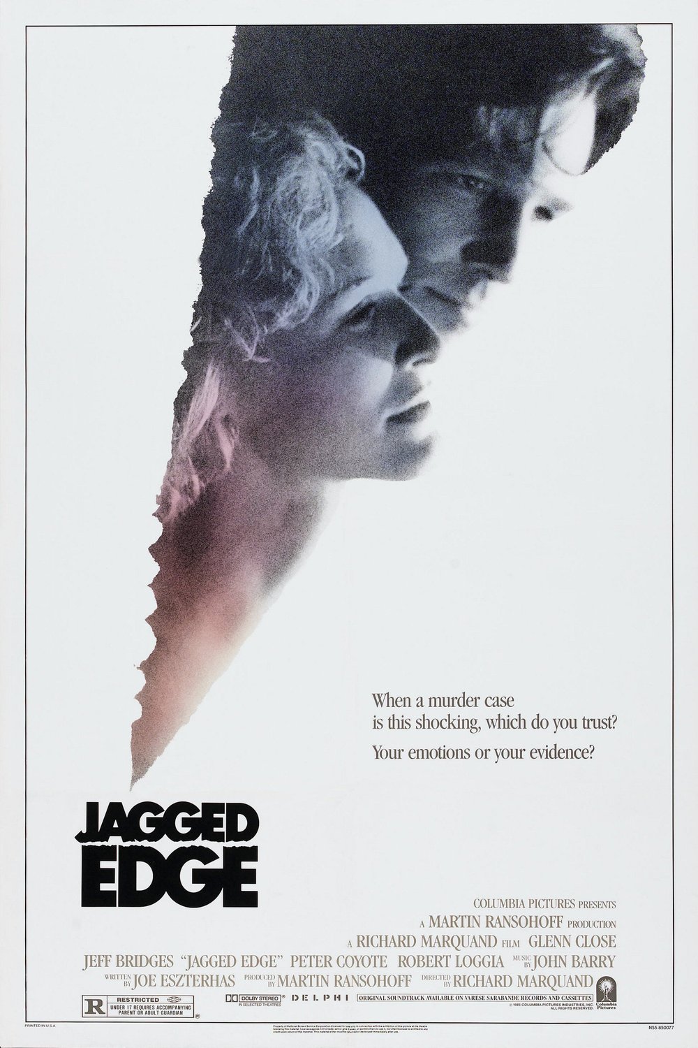 L'affiche du film Jagged Edge