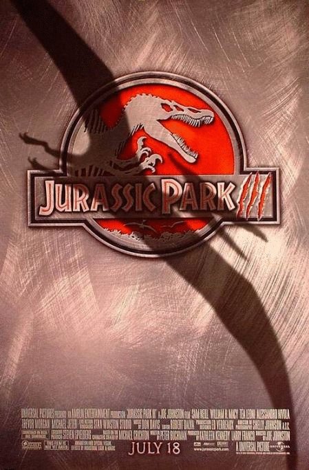 L'affiche du film Jurassic Park III