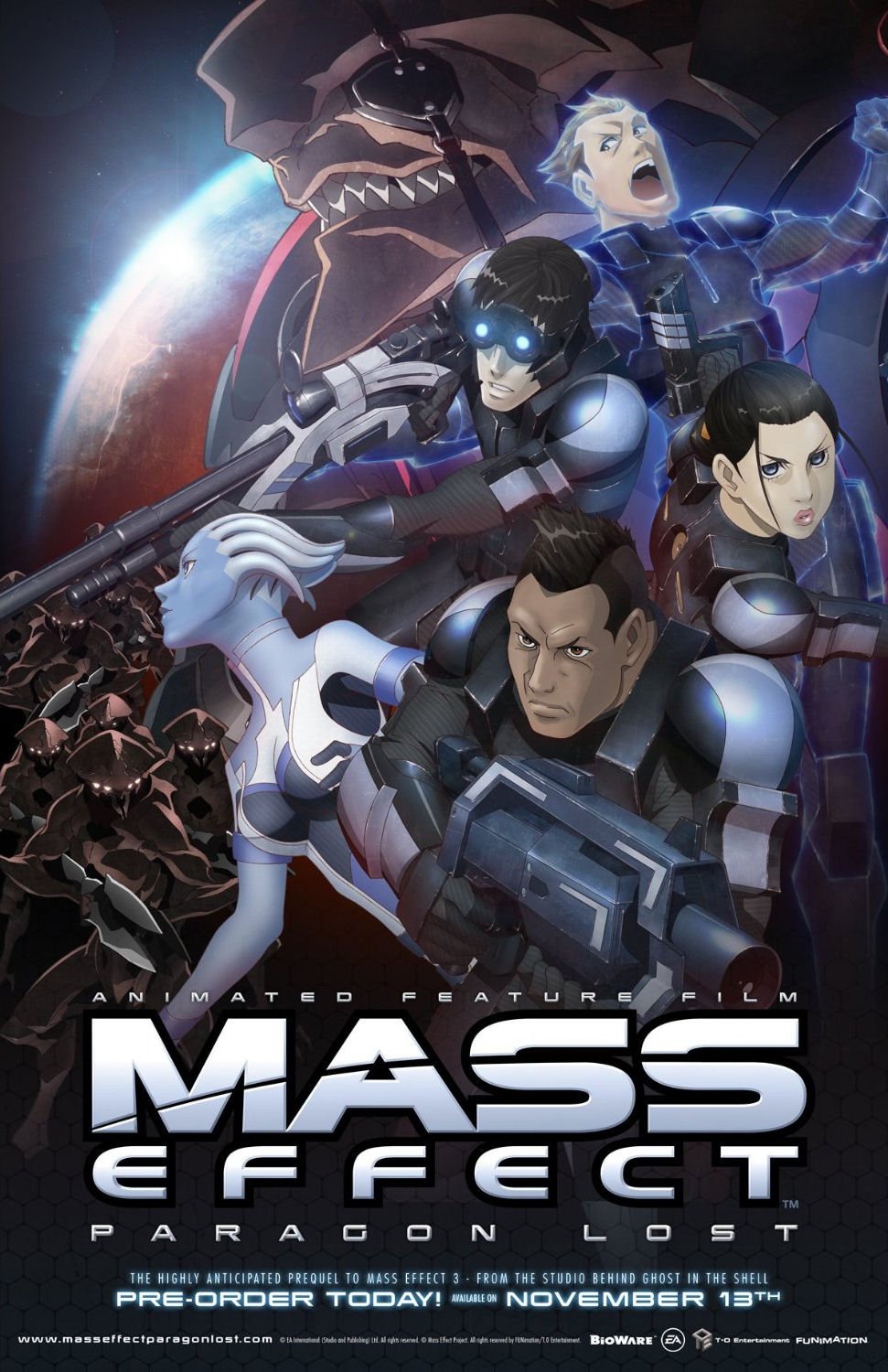 L'affiche du film Mass Effect: Paragon Lost