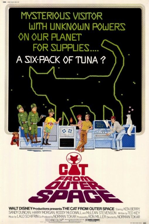 L'affiche du film The Cat from Outer Space