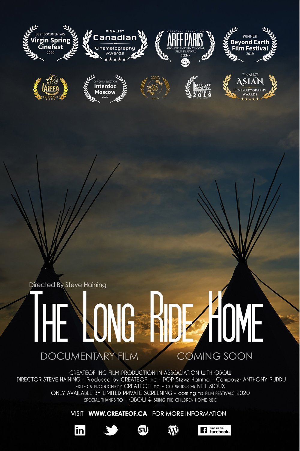 L'affiche du film The Long Ride Home