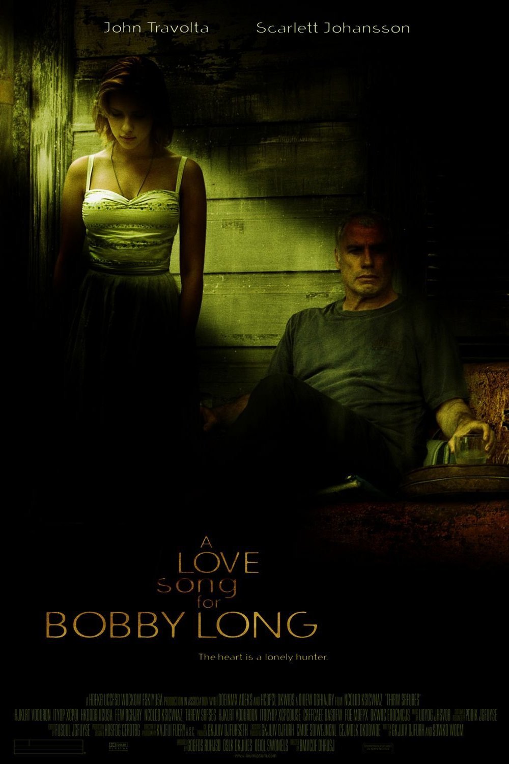 L'affiche du film A Love Song for Bobby Long