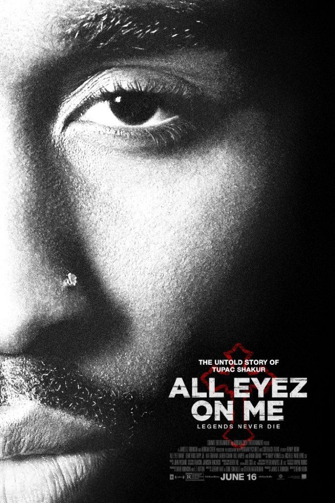 L'affiche du film All Eyez On Me: L'histoire de Tupac Shakur