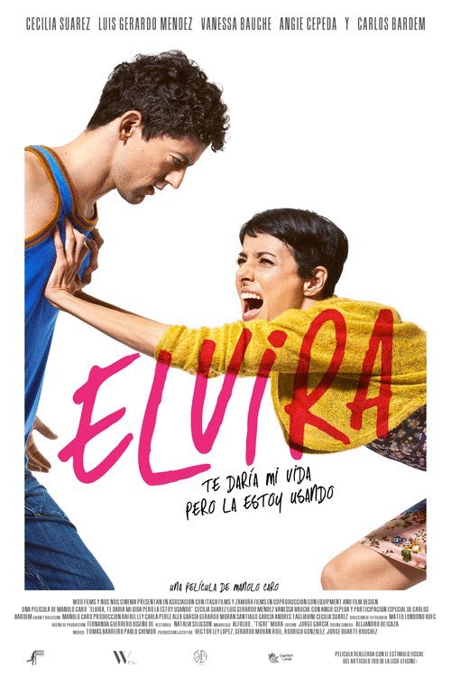 L'affiche originale du film Elvira, I'd Give You My Life, But I'm Using It en espagnol